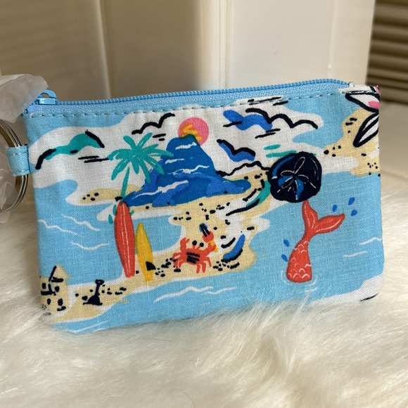 Vera Bradley Beach Treasures zip ID case NWT - Picture 3 of 4
